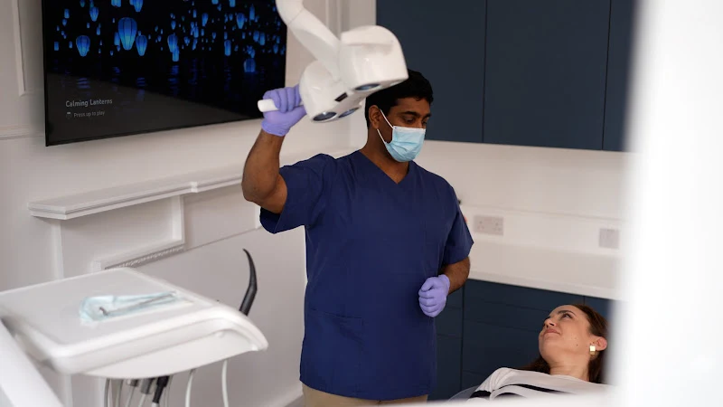 Dr Anthony James during an appointment